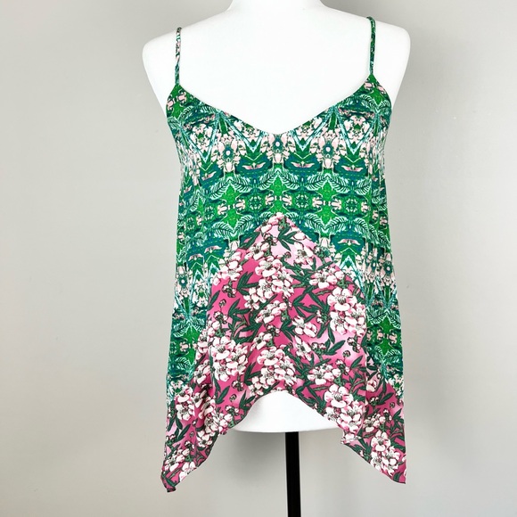 BCBGMaxAzria Cora Handkerchief Tank - Picture 2 of 11